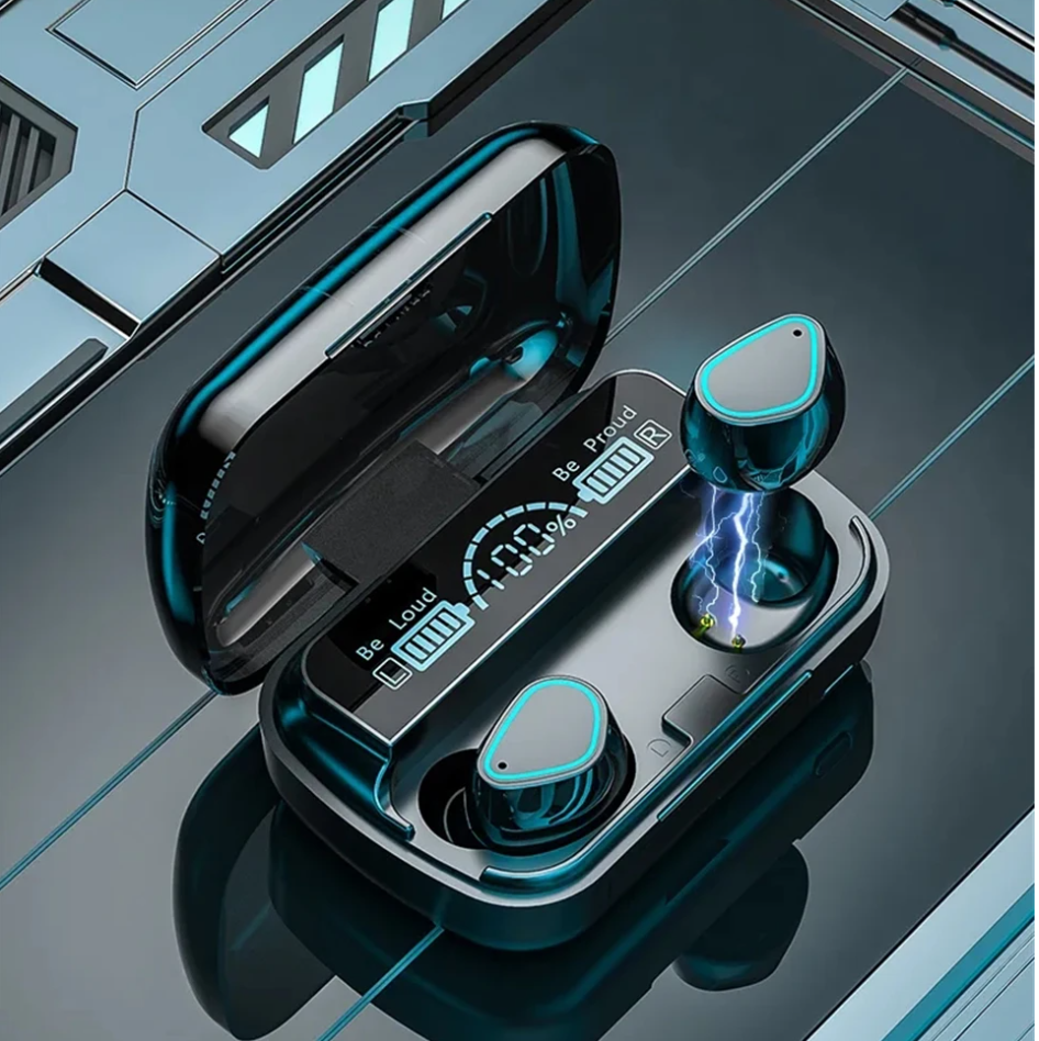 Bezdrôtové Slúchadlá Vodotesné, Digitálny Displej