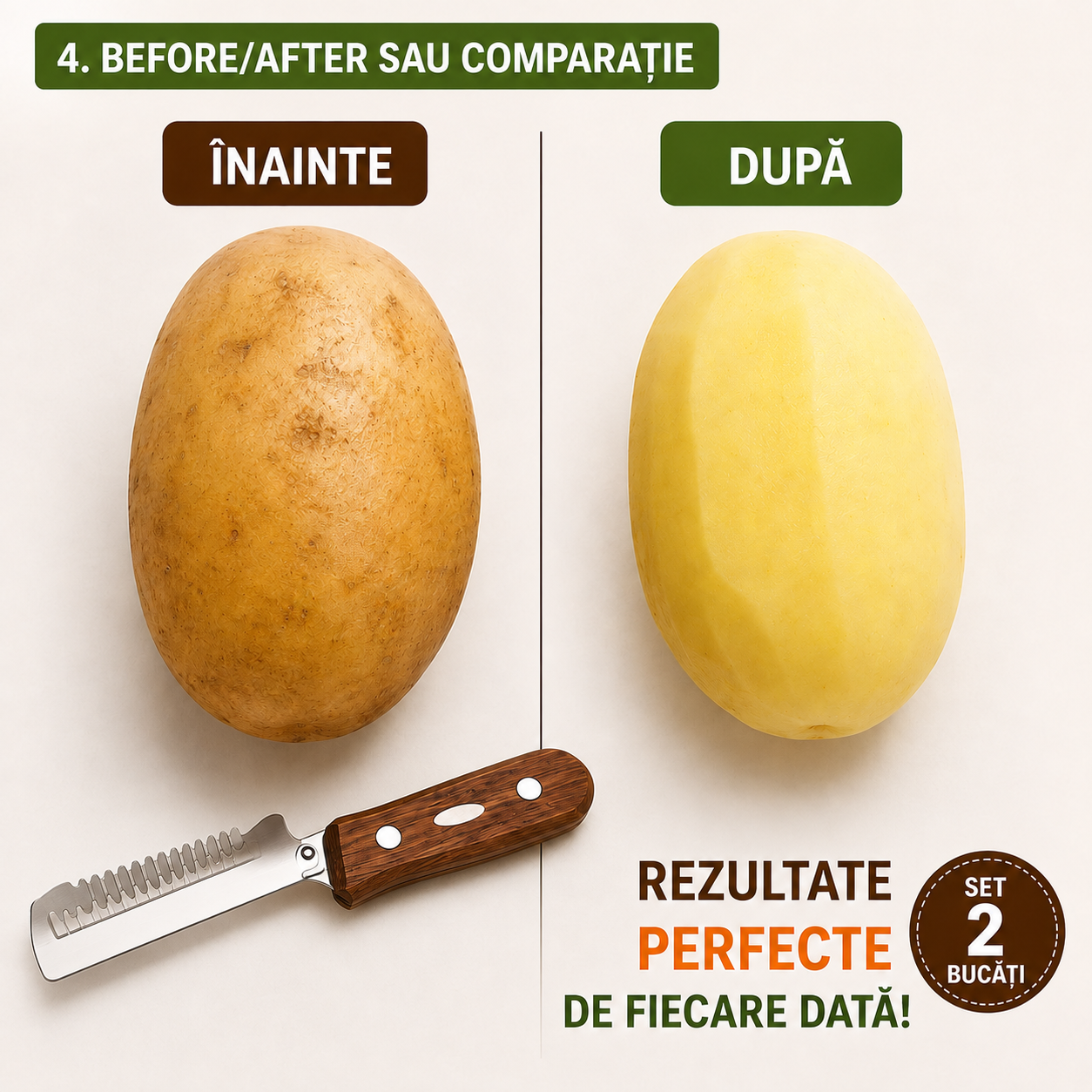 Curățător 2 în 1 pentru Legume și Fructe