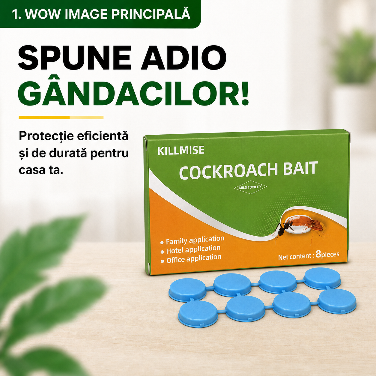 Pastile Anti Gândaci MoohSpry 8 Bucăți