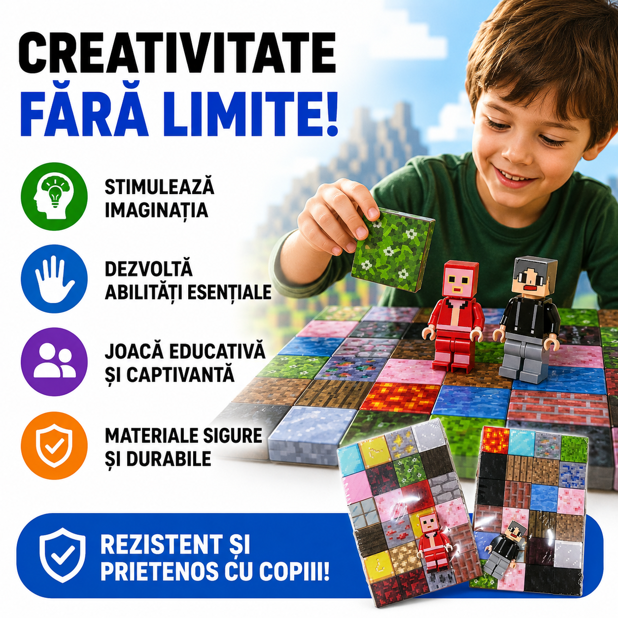 Set Construcție Minecraft Blocks