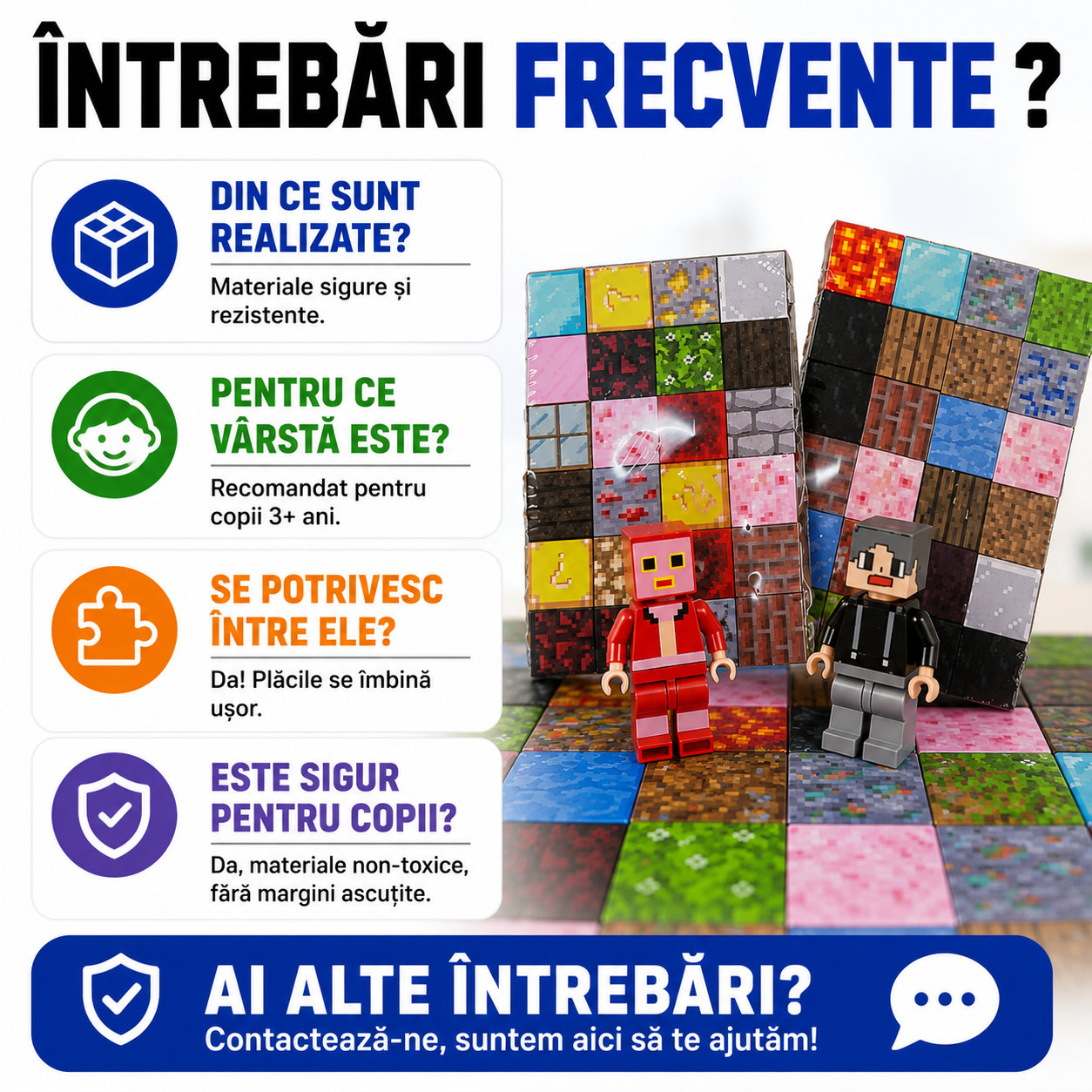 Set Construcție Minecraft Blocks