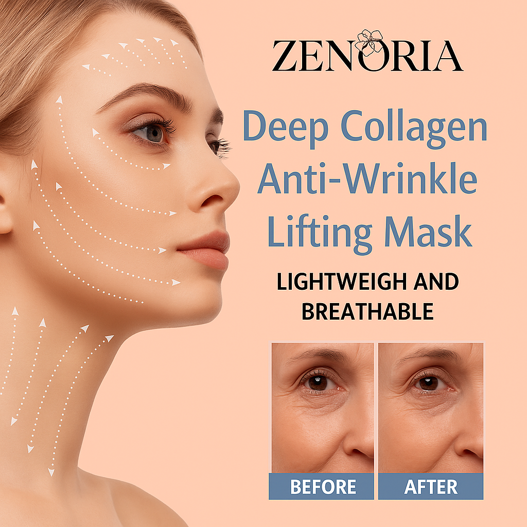 Set 4 Kórejských Pleťových Másk s Organickým Kolagénom – Zenoria