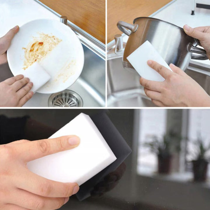 Magická Biela Hubka na Rôzne Povrchy, Sada 10 Kusov