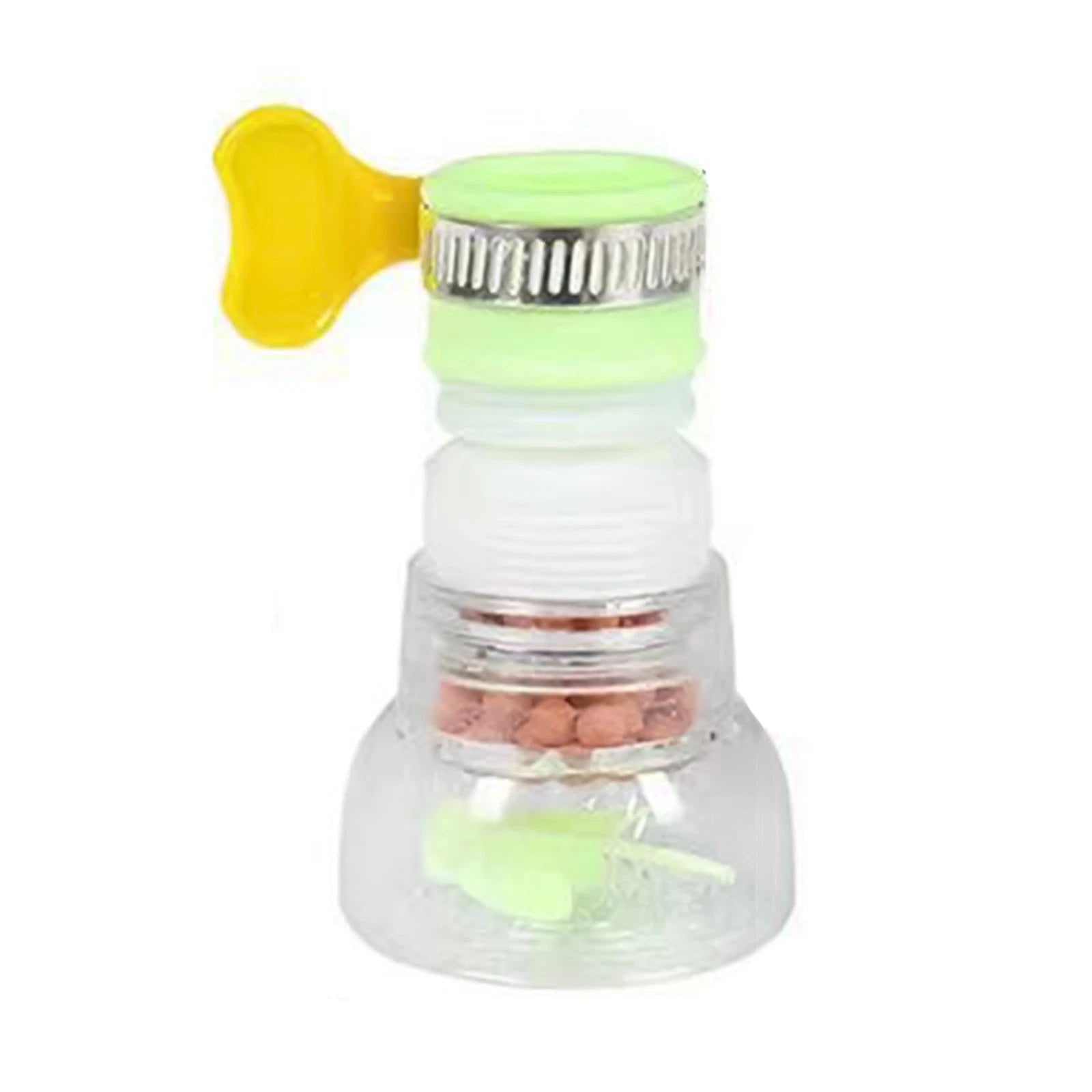 5-v-1 teleskopická hlavica na vodovodný kohútik, otočná o 360°