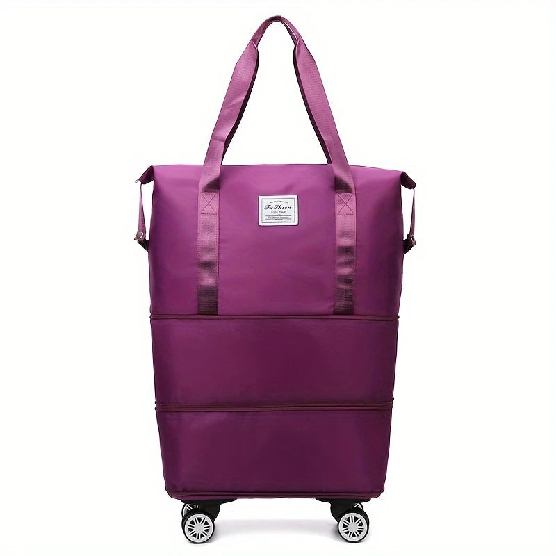 Cestovná Taška Na Zips, Rozšíriteľná s Kolieskami