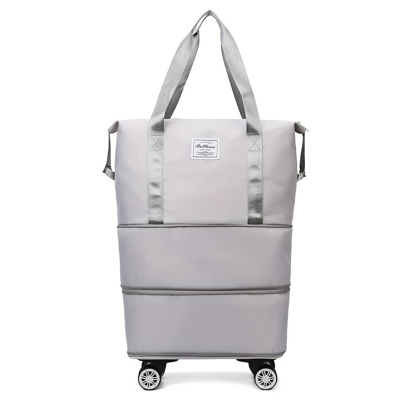 Cestovná Taška Na Zips, Rozšíriteľná s Kolieskami