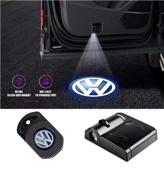 Bezdrôtový laserový projektor na dvere auta s LED Volkswagen