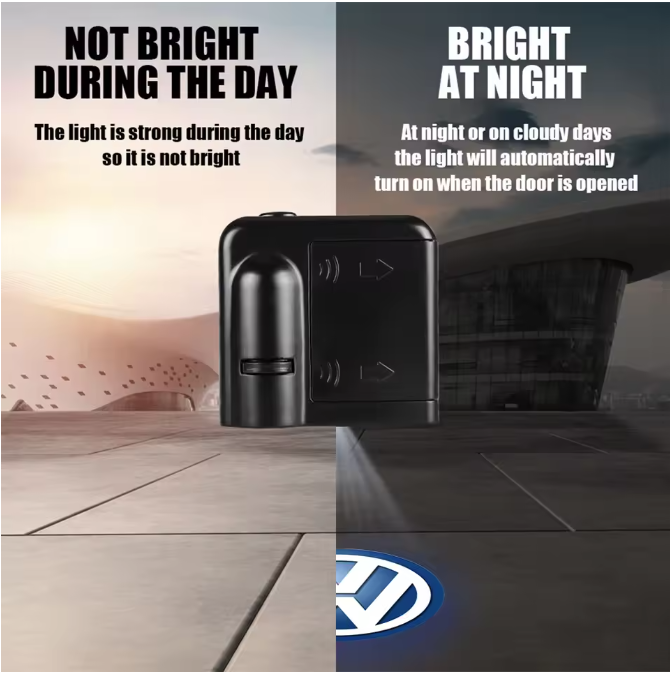 Bezdrôtový laserový projektor na dvere auta s LED Volkswagen