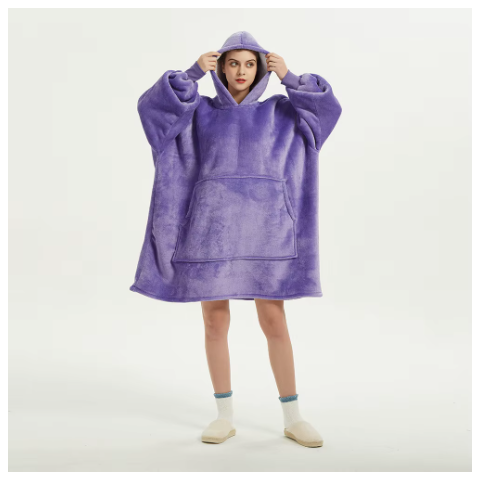 Mikina S Kapucňou A Vreckom, Oversized, Typu Deka