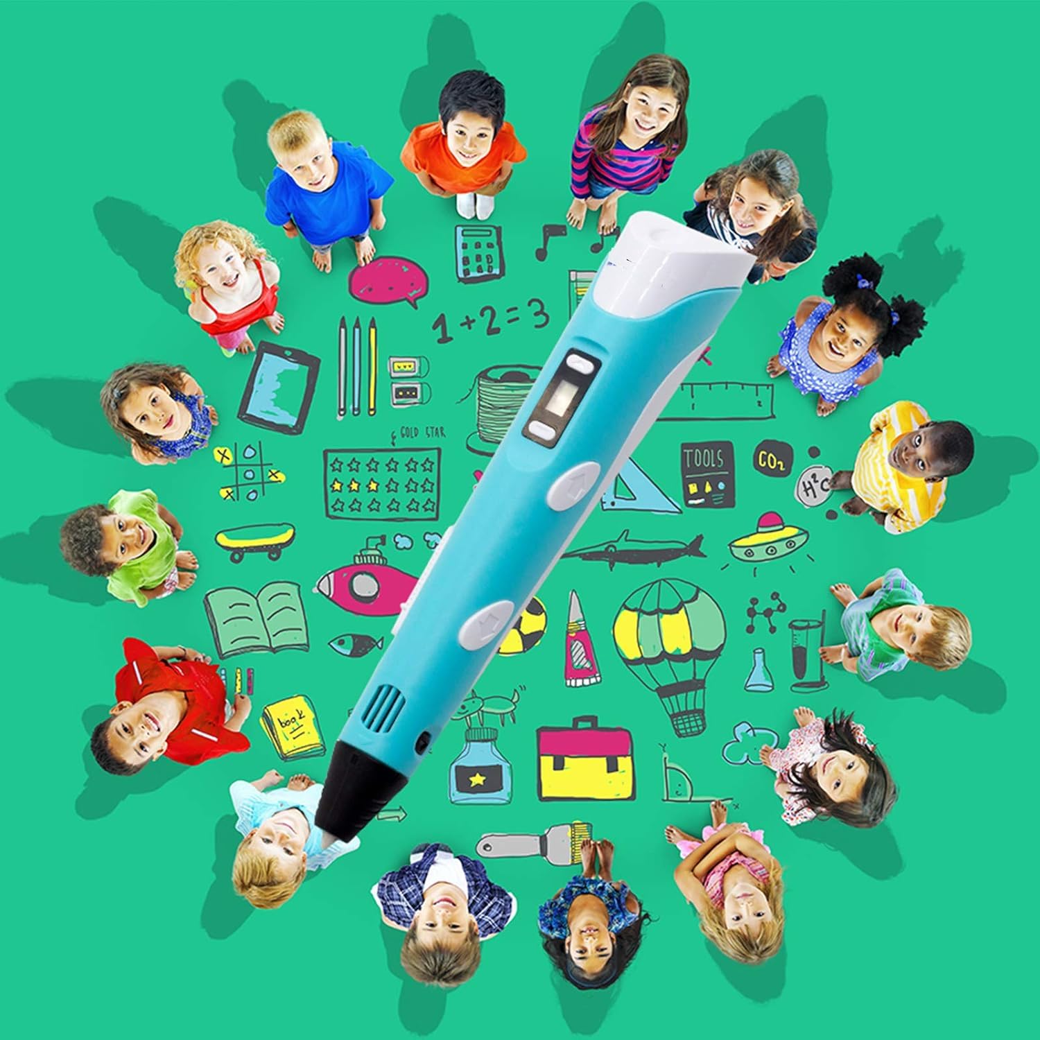 Tepelne Odolné 3D Pero Na Kreslenie, Umenie A Remeslá