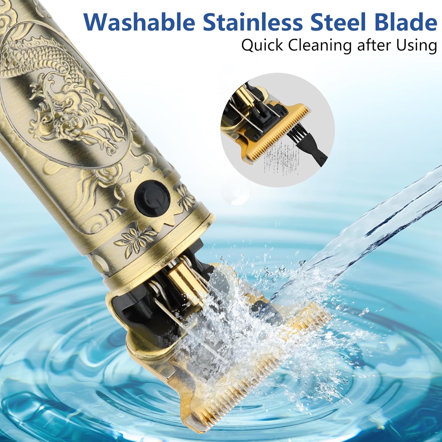 Profesionálny vintage strojček na strihanie vlasov T9