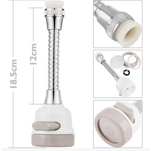 Univerzálny flexibilný nástavec na kohútik