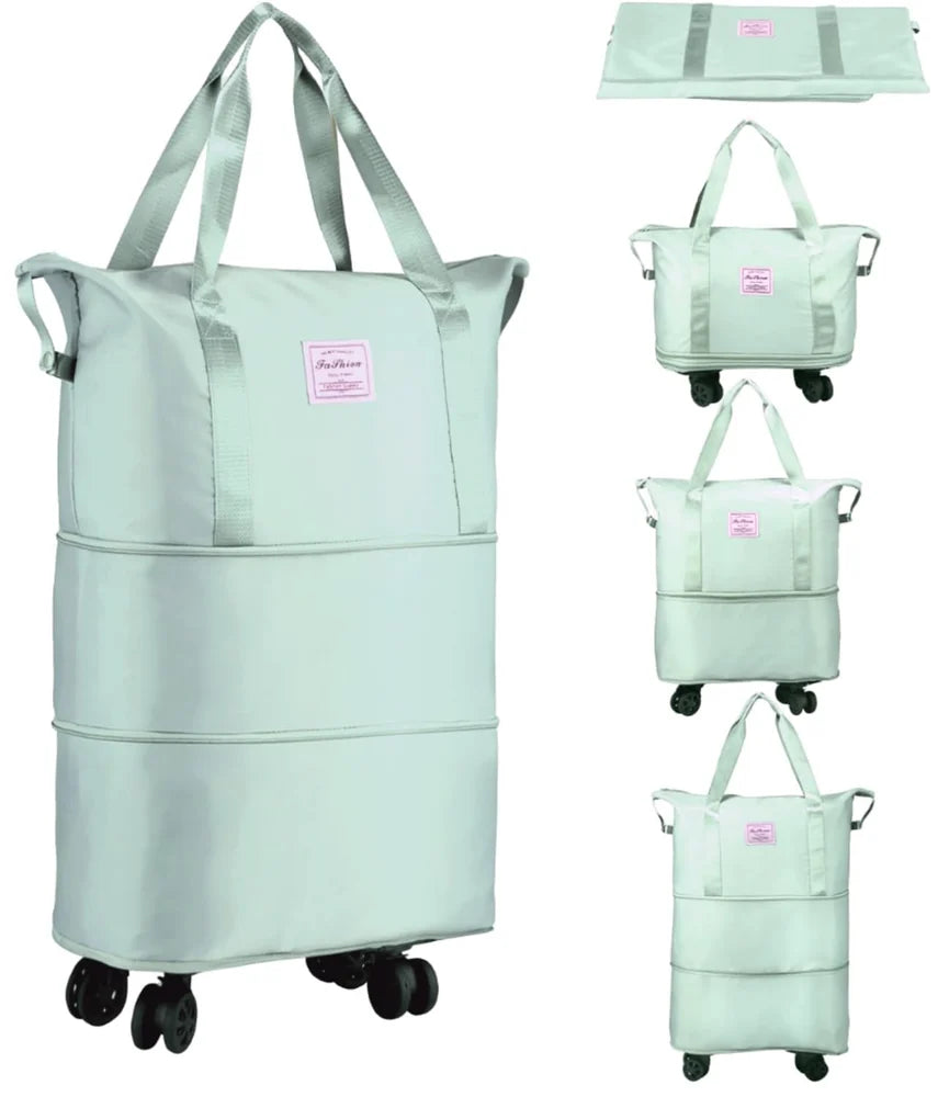 Cestovná Taška Na Zips, Rozšíriteľná s Kolieskami