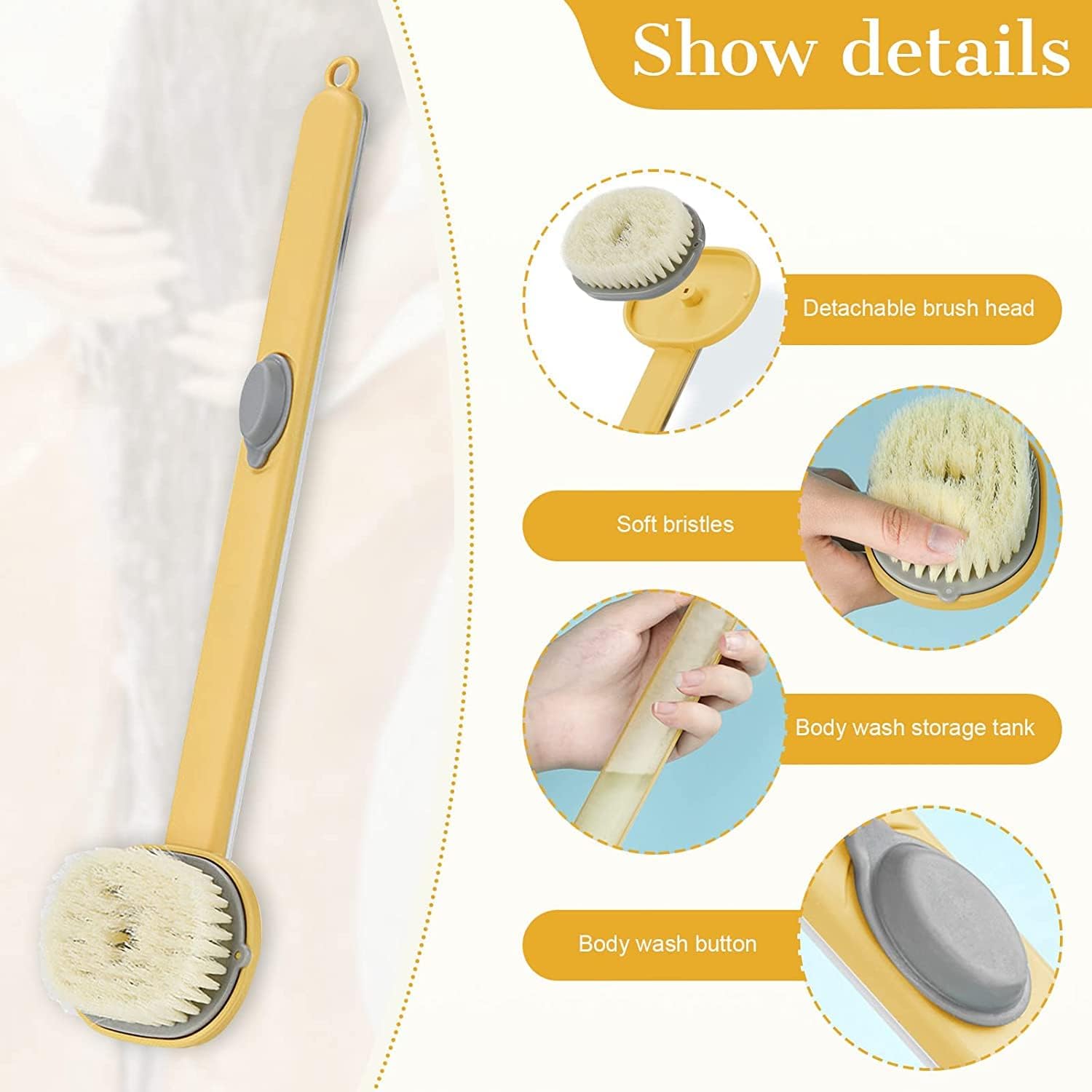 Kefa S Priehradkou Na Mydlo S Dlhým Držadlom Do Kúpeľne