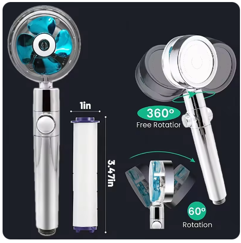 Turbocharged Sprchová Hlava