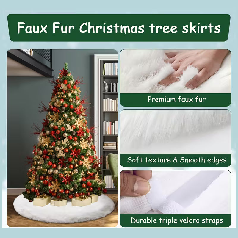 Nadýchaná Vianočná Podložka – Okamžitá Elegancia Pod Vaším Stromčekom