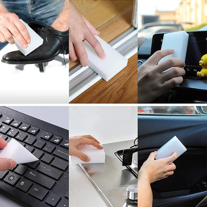 Magická Biela Hubka na Rôzne Povrchy, Sada 10 Kusov